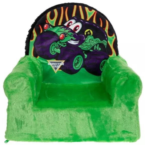 Other - Grave Digger Monster Jam Plush Kids Chair